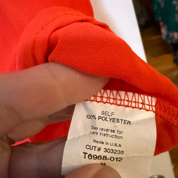 Red Women's Top - Picture 3 of 4